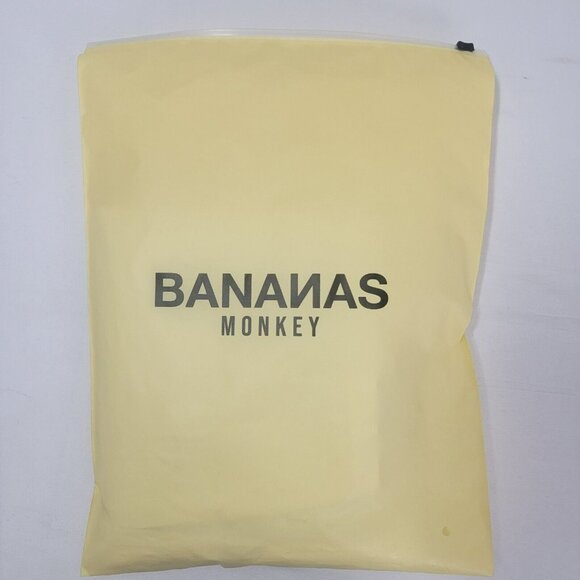 Bananas Monkey Track Suit Jacket Size Large Black NEW NIB Zip Up Soft Thick Warm - Picture 9 of 9